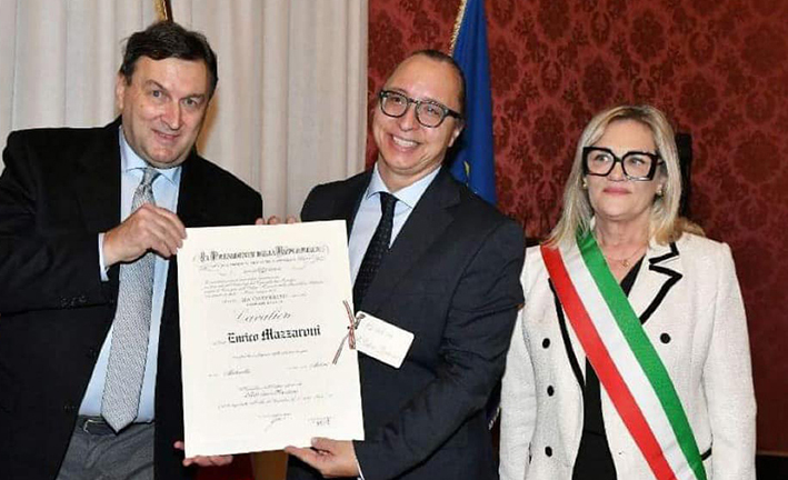 <strong>Ad Enrico Mazzaroni il titolo di "Cavaliere della Repubblica Italiana"</strong>
